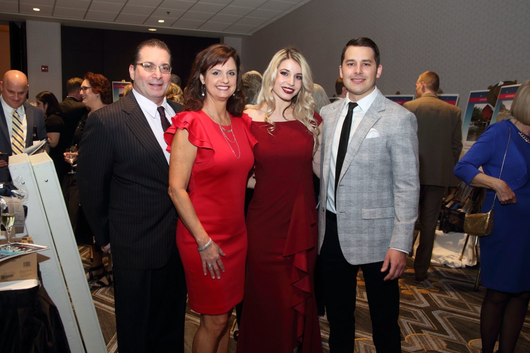 Doug and Sue DeBellis, Cara DeBellis, Dominic Imo